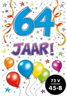Verjaardagskaart That funny age 64 jaar
