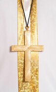 Paus Kostuum - Pope - Wit-Goud - Volwassenen