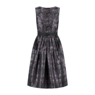 Dirndl Jurkje - Jacquard - Lila-Zwart - Dames