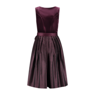 Dirndl Jurkje Deluxe - Velvet Jacquard - Aubergine - Dames