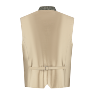 Oktoberfest Traditioneel Vest - Herenvest Jacquardpatroon - Groen-Beige