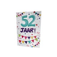 Verjaardagskaart That funny age 52 jaar