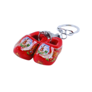 Klomp sleutelhangers rood dubbel