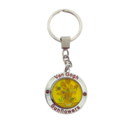 Sleutelhanger mono spinning van gogh zonnebloemen
