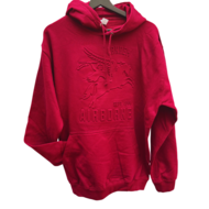 Airborne Trui - Hoodie Maroon Rood Met Embossed Pegasus - Volwassenen