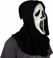 Scream Masker & Mes - Scream Met Kap Licenti
