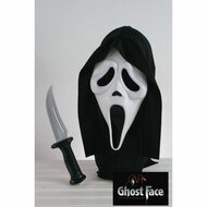 Scream Masker & Mes - Scream Met Kap Licenti