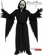 Ghost Face Scream Kostuum Met Masker - Kinderen