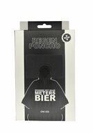 Poncho Zwart - Regende Het Maar Meters Bier - Volwassenen