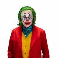 Grazy Clownspruik Kaalkop - Groen Haar - Bekende Personages