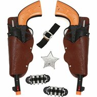 Cowboy Pistolen Set - 6-delig - 2 stuks