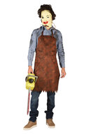 Leatherface Schort Bruin - Halloween Kleding - Volwassenen