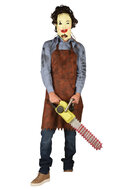 Leatherface Schort Bruin - Halloween Kleding - Volwassenen