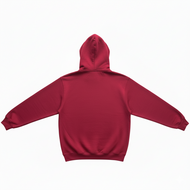 Airborne Trui - Hoodie Maroon Rood Met Embossed Pegasus - Volwassenen