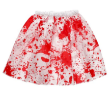 Petticoat Halloween - Bloederig Wit-Rood - Volwassenen en Kinderen