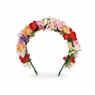 Dirndl haarband mix van bloemen