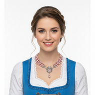 Haus Huberts Oktoberfest Dirndl Ketting - Parel met Bloem