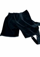 Tweedekans - Nieuw - Zwarte Lederhosen - Heren -  L