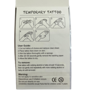 Tattoos Wonden - Halloween Plak Wonden - Assorti Geleverd