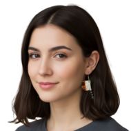 Oorbellen Bloederig Bijl - Halloween