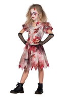 Halloween Jurk Met Bloed - Kort Model - Meisjes