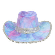Cowboyhoed Darling Lila - Suedelook - Volwassenen 