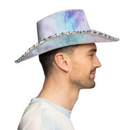 Cowboyhoed Darling Lila - Suedelook - Volwassenen 