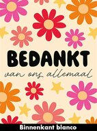 Wenskaart XL - Bedankt Van Ons Allemaal - Met Envelop