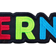 026 Embleem - Rood Groen Blauw - Recht- 20 cm