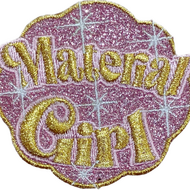 Embleem Oeteldonk - Material Girl -  Goud Roze 