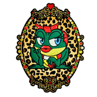 Rugembleem Oeteldonk - Panter - Met Strik