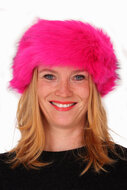 Haarband Bont - Roze - Volwassenen