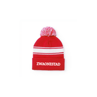Huusse - Zwaonestad Muts - Rood-Wit