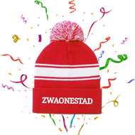 Huusse - Zwaonestad Muts - Rood-Wit