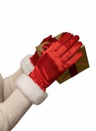 Handschoenen Kerst - Kort - Rood