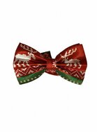 Vlinderstrik Kerst - Rood Groen 