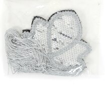 Epauletten - Zilver - Pailletten