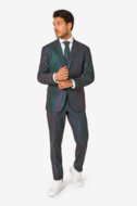 Opposuits - Carnavalskleding Heren -  Reflective Perfective 3-delig