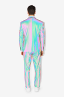 Opposuits - Carnavalskleding Heren -  Reflective Perfective 3-delig