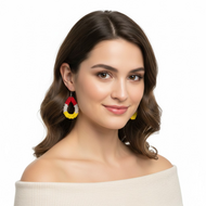 Oorbellen Oeteldonk - Rood Wit Geel