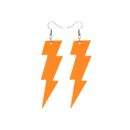 Oorbellen - Flash - Neon Oranje