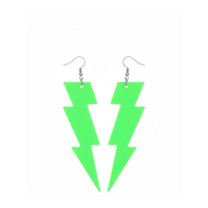 Oorbellen - Flash - Neon Groen