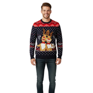 Foute Kersttrui Singing Rudolphs