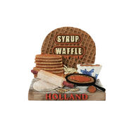 Koelkastmagneet - Magneet Polystone 3D - Stroopwafels
