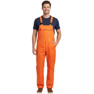 Tuinbroek Oranje - Polyester Katoen - Volwassenen
