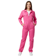 Overall Roze - Jumpsuit Polyester Katoen - Volwassenen