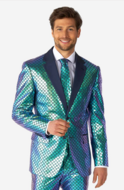 Opposuits - Carnavalskleding Heren -  Fancy Fish 3-delig