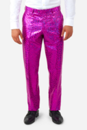 Opposuits - Carnavalskleding Heren -  Peppy Pink 3-delig