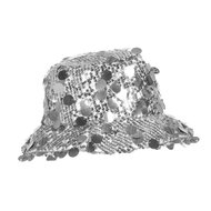 Bucket Hat Pailletten - Zilver - Volwassenen