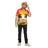 Hawaii blouse - Hippie Busje Oranje - Heren